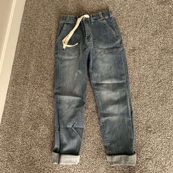 Women’s Judy Blue Denim-High Waisted Pull on Jogger - Picture 1 of 3